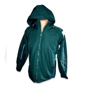 Holloway Windbreaker Jacket zip light breathable mesh lining green S Small NWOT